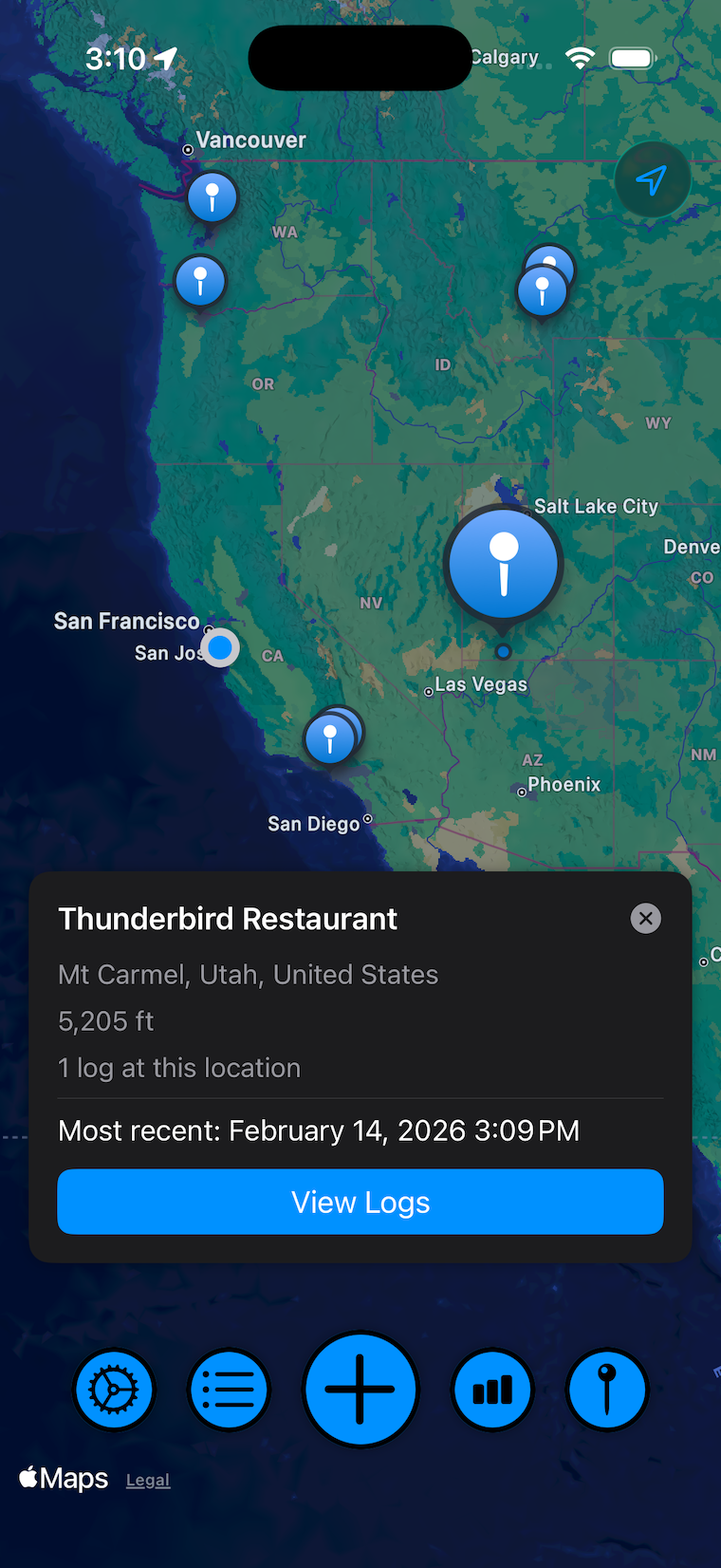 LogALog App Screenshot